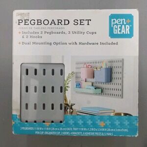 Pen+Gear PegBoard 7 Piece Set
